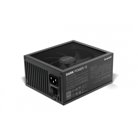 be quiet! Dark Power 13 - Power supply (internal) - ATX12V 3.0 / EPS12V 2.92 - 80 PLUS Titanium - AC 100-240 V - 1000 Watt - active PFC - black - 8