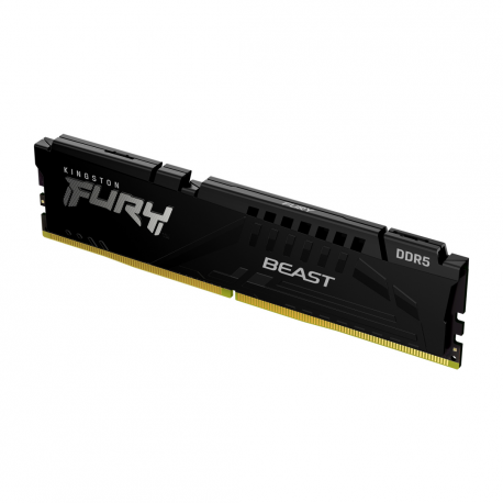 Kingston FURY Beast - DDR5 - kit - 16 GB: 2 x 8 GB - DIMM 288-pin - 5600 MHz  /  PC5-44800 - CL36 - 1.25 V - unbuffered - on-die ECC - black - 11
