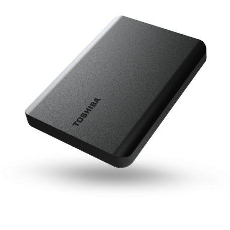 Toshiba Canvio Basics - Hard drive - 4 TB - external (portable) - 2.5" - USB 3.2 Gen 1 / USB 2.0 - matte black - 5