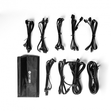 Chieftronic PowerUp Series 650W - Power supply (internal) - ATX12V 2.53 - 80 PLUS Gold - AC 100-240 V - 650 Watt - active PFC - 22