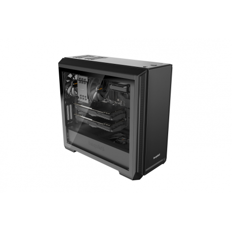 be quiet! Silent Base 601 Window - Tower - extended ATX - windowed side panel - no power supply (ATX / PS/2) - black - USB/Audio - 15
