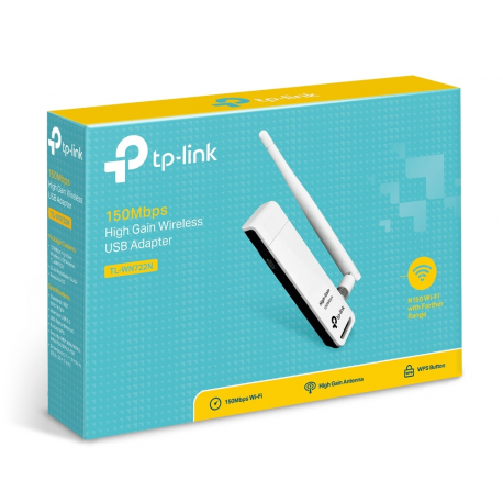 TP-Link TL-WN722N - Network adapter - USB 2.0 - 802.11b/g/n - 11
