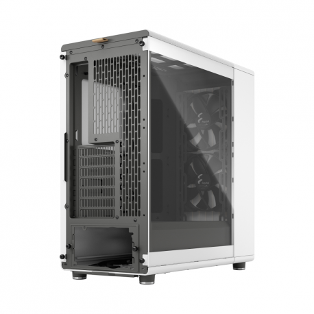 Fractal Design North - Mid tower - ATX - windowed side panel (tempered glass) - no power supply (ATX) - chalk white - USB / Audio - 47