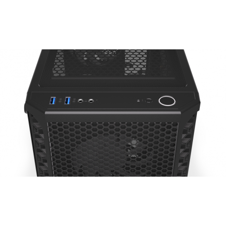Endorfy Signum 300 ARGB - Mid tower - ATX - windowed side panel (tempered glass) - no power supply (ATX) - black - USB / Audio - 29