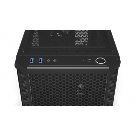 Endorfy Signum 300 Air - Mid tower - ATX - windowed side panel (tempered glass) - no power supply (ATX) - black - USB / Audio - 27