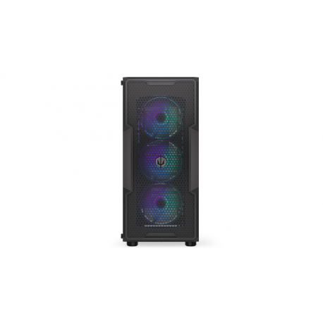 Endorfy Regnum 400 ARGB - PC case - ATX - windowed side panel (tempered glass) - no power supply (ATX) - black - USB / Audio - 60