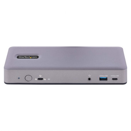 StarTech.com USB-C Docking Station - Multi Monitor HDMI / DP / DP Alt Mode USB-C Dock - 3x 4K30  /  2x 4K60 - 7-Port USB Hub - 60W Power Delivery - GbE - 3.5mm Audio - Works With Chromebook certified - Docking station - USB-C  /  Thunderbolt 3  /  Thunderbolt 4 - 2 x HDMI, 2 x DP, USB-C - GigE - 60 Watt - 7
