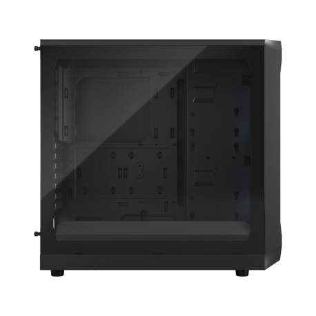 Fractal Design Focus 2 RGB - Tower - ATX - windowed side panel (tempered glass) - no power supply (ATX) - black TG clear tint - USB/Audio - 31