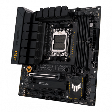 ASUS TUF Gaming B650M-Plus WIFI - Motherboard - micro ATX - Socket AM5 - AMD B650 Chipset - USB 3.1 Gen 2, USB 3.2 Gen 2, USB-C 3.2 Gen 2x2, USB-C 3.2 Gen 1 - 2.5 Gigabit LAN, Bluetooth - onboard graphics (CPU required) - HD Audio (8-channel) - 11