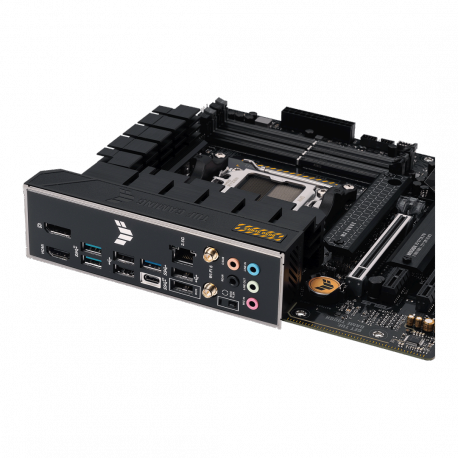 ASUS TUF Gaming B650M-Plus WIFI - Motherboard - micro ATX - Socket AM5 - AMD B650 Chipset - USB 3.1 Gen 2, USB 3.2 Gen 2, USB-C 3.2 Gen 2x2, USB-C 3.2 Gen 1 - 2.5 Gigabit LAN, Bluetooth - onboard graphics (CPU required) - HD Audio (8-channel) - 15