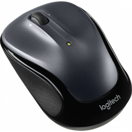 Logitech M325s - Mouse - right and left-handed - optical - 5 buttons - wireless - 2.4 GHz - USB wireless receiver - dark grey - 8