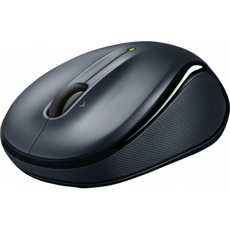 Logitech M325s - Mouse - right and left-handed - optical - 5 buttons - wireless - 2.4 GHz - USB wireless receiver - dark grey - 9