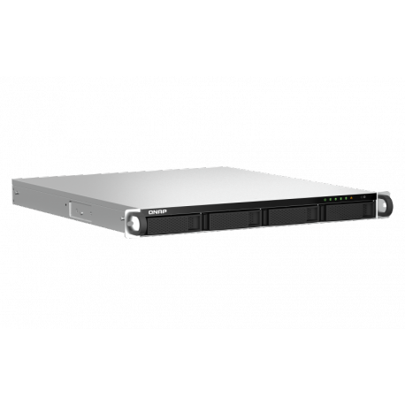 QNAP TS-464U-RP - NAS server - 4 bays - rack-mountable - SATA 6Gb/s - RAID 0, 1, 5, 6, 10, JBOD - RAM 8 GB - 2.5 Gigabit Ethernet - iSCSI support - 1U - 6