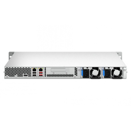 QNAP TS-464 - NAS server - 4 bays - rack-mountable - SATA 6Gb / s - RAID RAID 0, 1, 5, 6, 10, JBOD - RAM 8 GB - 2.5 Gigabit Ethernet - iSCSI support - 1U - 13