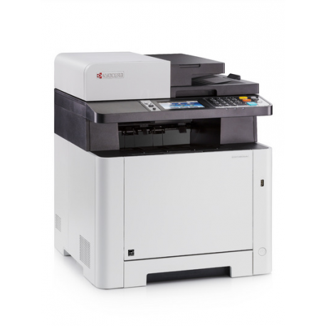 Kyocera ECOSYS M5526cdn - Multifunction printer - colour - laser - Legal (216 x 356 mm)/A4 (210 x 297 mm) (original) - A4/Legal (media) - up to 26 ppm (copying) - up to 26 ppm (printing) - 300 sheets - 33.6 Kbps - USB 2.0, Gigabit LAN, USB host - 12