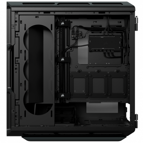 CORSAIR iCUE 5000T RGB - Mid tower - extended ATX - windowed side panel (tempered glass) - no power supply (ATX) - black - USB/Audio - 5