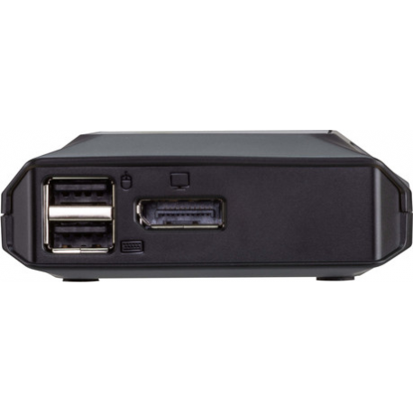 ATEN US3312 - KVM  /  audio  /  USB switch - 4K, DisplayPort, USB-C cable, with remote port selector - 2 x USB 3.2 Gen 1 - 1 local user - desktop - 3