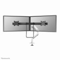 Neomounts DS75S-950WH2 - Mounting kit (desk mounting arm) - full-motion - for 2 LCD displays - aluminium - white - screen size: 17"-27"