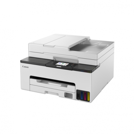 Canon MAXIFY GX2050 - Multifunction printer - colour - ink-jet - refillable - Legal (216 x 356 mm) / A4 (210 x 297 mm) (original) - A4 / Legal (media) - up to 15 ipm (printing) - 250 sheets - 33.6 Kbps - USB 2.0, LAN, Wi-Fi(ac) - 10