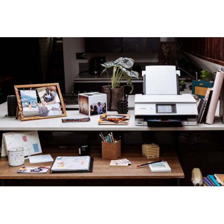 Canon PIXMA TS8751 - Multifunction printer - colour - ink-jet - Legal (216 x 356 mm) (original) - A4 / Legal (media) - up to 15 ipm (printing) - 200 sheets - USB 2.0, Wi-Fi(ac) - white - 6