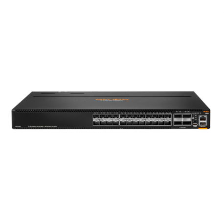 HPE Aruba Networking CX 8100 24x10G SFP+ 4x40 / 100G QSFP28 Switch - Switch - L3 - Managed - 24 x 1 Gigabit / 10 Gigabit SFP / SFP+ + 4 x 40 Gigabit QSFP+ / 100 Gigabit QSFP28 - front to back airflow - rack-mountable - 0