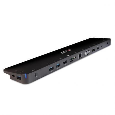 Club 3D - Docking station - USB-C 3.2 Gen 1 - VGA, HDMI, DP - GigE - 100 Watt - 0