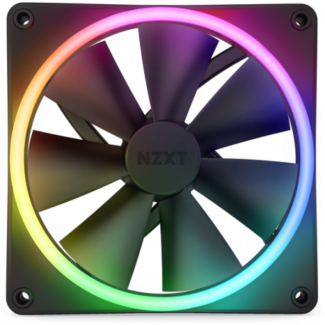 NZXT F Series F140 RGB DUO - Case fan - 140 mm - black - 2
