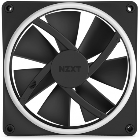 NZXT F Series F120 RGB DUO - Case fan - 120 mm - black - 5