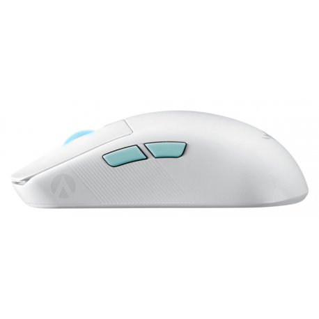 ASUS ROG Harpe Ace - Aim Lab Edition - mouse - optical - 5 buttons - wireless, wired - USB, 2.4 GHz, Bluetooth 5.1 - ROG Omni receiver - white - 7