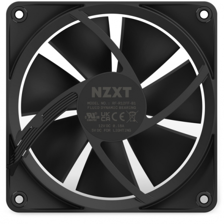 NZXT F Series F120 RGB - Case fan - 120 mm - matte black - 0