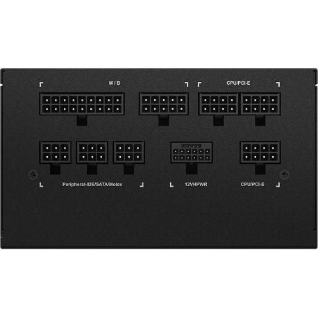 Gigabyte UD850GM PG5 - Power supply (internal) - ATX12V  /  EPS12V - 80 PLUS Gold - AC 100-240 V - 850 Watt - active PFC - 2