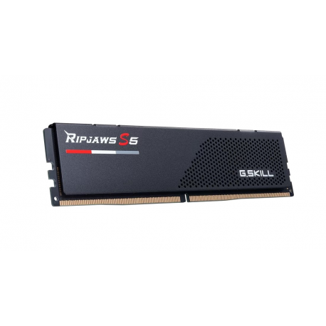 G.Skill Ripjaws S5 - DDR5 - kit - 64 GB: 2 x 32 GB - DIMM 288-pin low profile - 6000 MHz / PC5-48000 - CL36 - 1.35 V - unbuffered - on-die ECC - matte black - 1