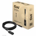 Club 3D - USB extension cable - 24 pin USB-C (M) to USB Type A (F) - USB 3.1 Gen 2 - 900 mA - 5 m - USB power, bi-directional