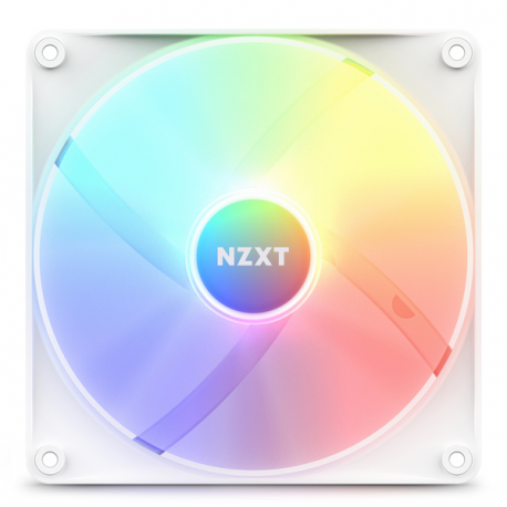 NZXT F Series F140 RGB - Case fan - 140 mm - matt white - 4