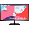 Samsung S24C364EAU - S36C Series - LED monitor - curved - 24" - 1920 x 1080 Full HD (1080p) @ 75 Hz - VA - 250 cd / m² - 3000:1 - 4 ms - HDMI, VGA - black