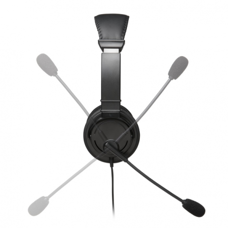 Kensington USB Hi-Fi Headphones with Mic - Headset - on-ear - wired - USB-A - black - 4