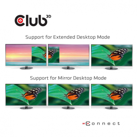 Club 3D Triple Display Dynamic PD Charging Dock - Docking station - USB-C - VGA, HDMI, DP - GigE - 65 Watt - 2