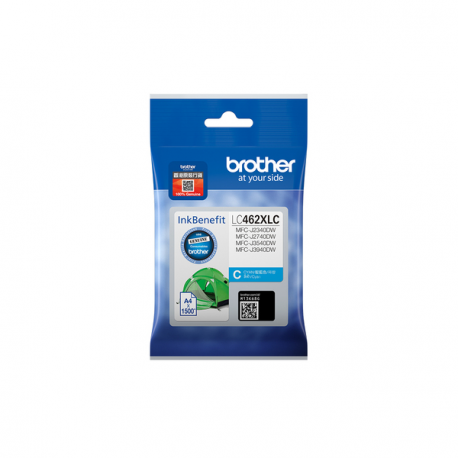 Brother LC462XLC - High capacity - cyan - original - ink cartridge - for Brother MFC-J2340DW, MFC-J3540DW, MFC-J3940DW - 0