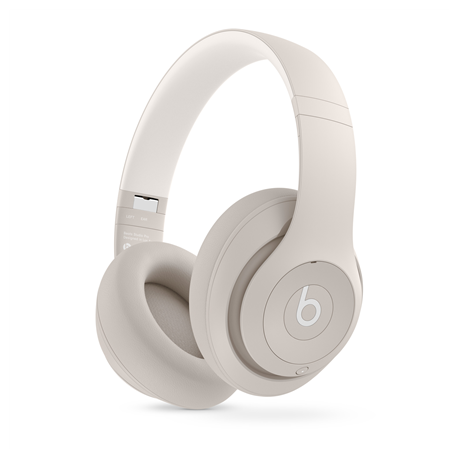 Beats Studio Pro - Headphones with mic - full size - Bluetooth - wireless, wired - active noise cancelling - 3.5 mm jack, USB-C - sandstone - 0