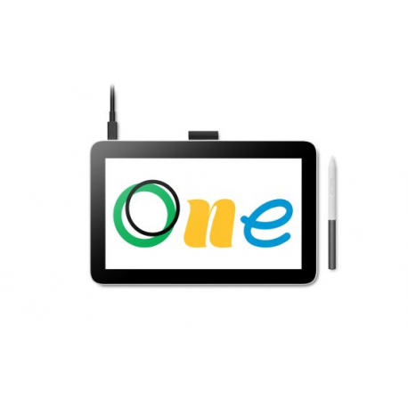 Wacom One 12 - Digitiser w / LCD display - electromagnetic - wired - USB-C - 1