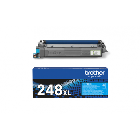 Brother TN248XLC - High Yield - cyan - original - box - toner cartridge - for Brother DCP-L3520, DCP-L3560, HL-L3220, HL-L3240, HL-L8240, MFC-L3760, MFC-L8390 - 2