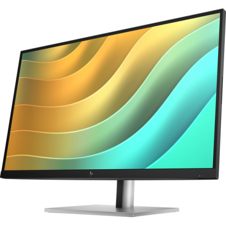 HP E27u G5 PVC Free - E-Series - LED monitor - 27" - 2560 x 1440 QHD @ 75 Hz - IPS - 350 cd / m² - 1000:1 - 5 ms - HDMI, DisplayPort, USB-C - black head, black and silver (stand) - 17