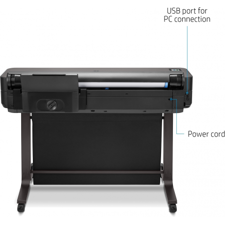 Designjet T650 36-In Printer - 4
