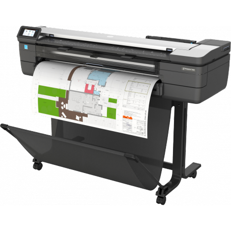 HP DesignJet T830 - 36" multifunction printer - colour - ink-jet - 914 x 2770 mm (original) - Roll (91.4 cm x 45.7 m), 914 x 1897 mm (media) - up to 0.42 min / page (printing) - 1 roll - Gigabit LAN, Wi-Fi(n) - 1