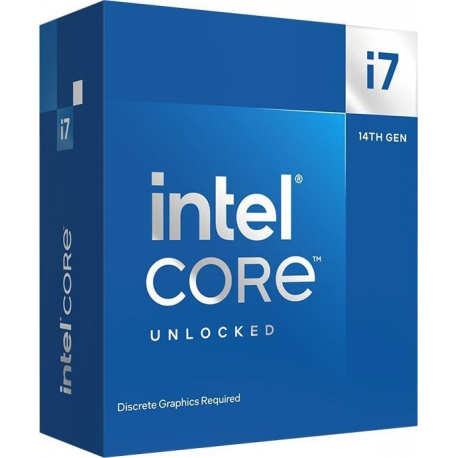 Intel Core i7 i7-14700KF - 3.4 GHz - 20-core - 28 threads - 33 MB cache - FCLGA1700 Socket - Box - 4