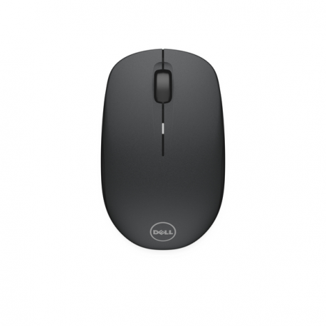 Dell WM126 - Mouse - optical - 3 buttons - wireless - RF - USB wireless receiver - 1