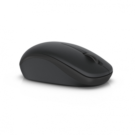 Dell WM126 - Mouse - optical - 3 buttons - wireless - RF - USB wireless receiver - 2