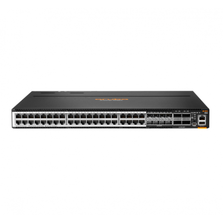 HPE Aruba Networking CX 8100 40x10GBase-T 8x10G SFP+ 4x40 / 100G QSFP28 Switch - Switch - L3 - Managed - 40 x 100 / 1000 / 2.5G / 5G / 10GBase-T + 8 x Gigabit SFP  /  10 Gigabit SFP+ + 4 x 40 Gigabit QSFP+  /  100 Gigabit QSFP28 - front to back airflow - rack-mountable - 0