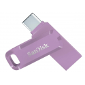 SanDisk Ultra Dual Drive Go - USB flash drive - 64 GB - USB 3.2 Gen 1 / USB-C - lavender