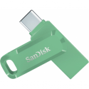 SanDisk Ultra Dual Drive Go - USB flash drive - 128 GB - USB 3.2 Gen 1 / USB-C - absinthe green